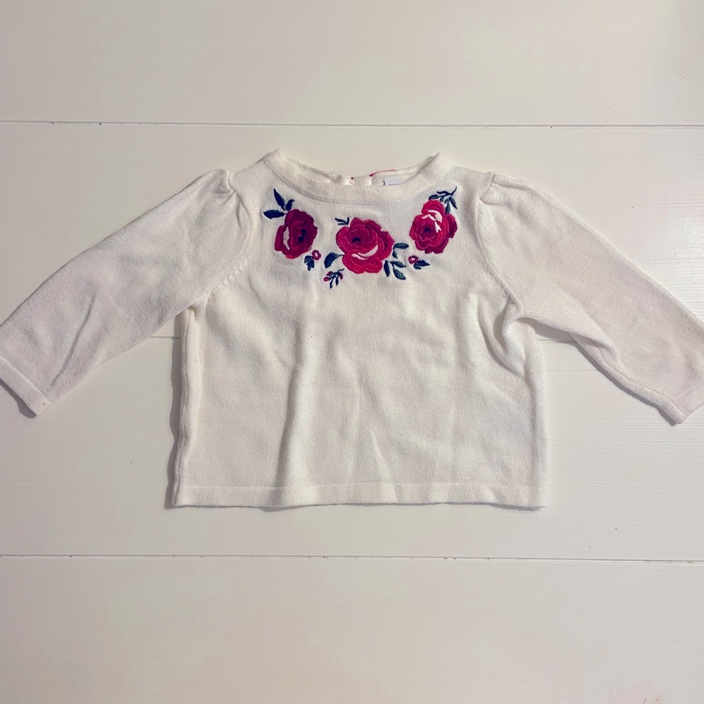Floral sweater for baby girl - Janie & Jack
